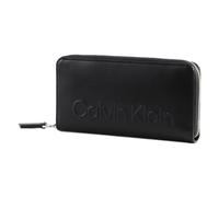 Calvin Klein Portefeuille Femme Ck Set Za Wallet Lg Grand Modèle, Noir (Ck Black), Taille Standard