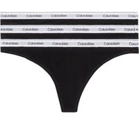 Calvin Klein Strings Femme Modern Logo 000QD5209E – Lot de 3, Noir, Taille M