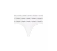Calvin Klein CK String Femme Lot de 3 Articles String Visible élastique en Coton Article QD5209E