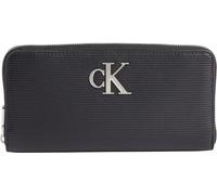 Calvin Klein CKJ Minimal Monogram Zip Around Black