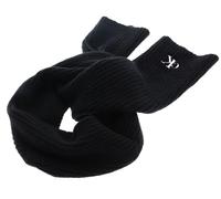 Calvin Klein CKJ Monogram Embroidery Scarf Black