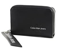 Calvin Klein CKJ Sculpted Med Zip Around Tag Wallet Black