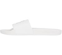 Calvin Klein Claquettes Femme Slide Monogram avec Logo, Blanc (Bright White/Black), 37