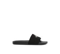 Calvin Klein Claquettes Femme Slide Monogram avec Logo, Noir (Black), 38