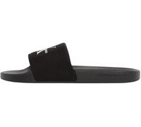 Calvin Klein Claquettes Femme Slide Monogram avec Logo, Noir (Black), 39
