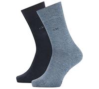 Calvin Klein Classic Chaussettes, Bleu Marine, 43/46 (Lot de 2) Homme