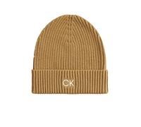 Calvin Klein Classic Cotton Rib Beanie K50K509680 Bonnet en Tricot, Marron (Caramel), OS Homme