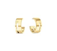Calvin Klein Créoles pour Femme Collection GEOMETRIC ESSENTIALS en Or Jaune - 35000676