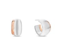 Calvin Klein Clous d'Oreilles pour Femme Collection REFINE en Acier Inoxydable Bicolore - 35000614