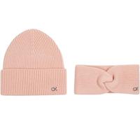 Calvin Klein Coffret Cadeau Femme CK Metal Beanie & Headband Bonnet & Bandeau