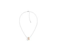 Calvin Klein Collection REFINE pour Femme Collier avec Charm et Clous d’Oreilles en Acier Inoxydable Bicolore