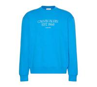Calvin Klein - College SweaT-shirt - Homme - Sweatshirts et sweats à capuche - Bleu - Taille: M