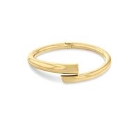 Calvin Klein Collier avec Pendentif et Bracelet Jonc pour Femme Collection CK SPIRAL en Acier Inoxydable avec un Charm