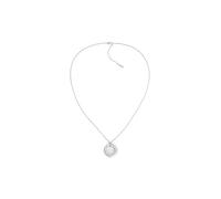 Calvin Klein Collier avec Pendentif et Bracelet Jonc pour Femme Collection CK SPIRAL en Acier Inoxydable avec un Charm