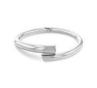 Calvin Klein Collier avec Pendentif et Bracelet Jonc pour Femme Collection CK SPIRAL en Acier Inoxydable avec un Charm