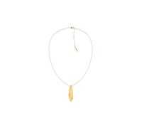 Calvin Klein Collier avec Pendentif pour Femme Collection SCULPTED en Acier Inoxydable avec placage Or Jaune - 35000814