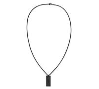 Calvin Klein Collier avec Pendentif pour Homme Collection GRID avec Placage en Noir (IP) - 35000059