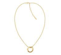 Calvin Klein Collier en Chaîne pour Femme Collection TWISTED RING en Or Jaune avec un Charm - 35000307