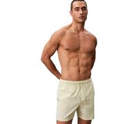 Calvin Klein Core Lv00N61002 Short de Bain pour Homme Vert Jade Blanc Taille L 12,7 cm