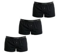 Calvin Klein - Cotton Classics Boxer Mi-Haut Lot de 3 - Homme - Sous-vêtements - Noir - Taille: S