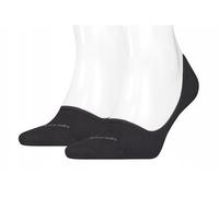 Calvin Klein Footie Chaussettes, Noir, 43/46 (Lot de 2) Homme
