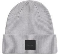 Calvin Klein Cotton/Wool FINE Rib BEH - Black One Size, P8n - Gris, Taille Unique