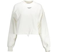 Calvin Klein Cropped Sweatshirt Blanc : Taille - XL Taille : XL