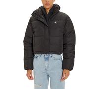 Calvin Klein Cropped Veste tampon Femme Noir : Taille - S Taille : S