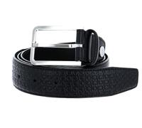 Calvin Klein Cuir ceinture Adjustable Basic Leather Belt W110 CK Black noir raccourcissable