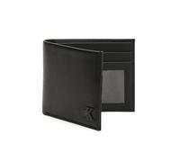 Calvin Klein Cuir porte-monnaie CKJ Logo Hardware Bifold ID Black noir