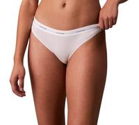 Calvin Klein Culotte Femme avec Ceinture Emblématique, Blanc (White), L