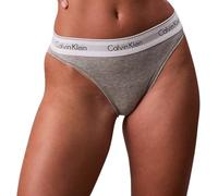 Calvin Klein Culotte Femme High Leg avec Ceinture Emblématique, Gris (Grey Heather), XL
