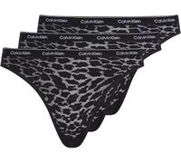 Calvin Klein Culottes Lot de 3 Femme Low-Rise sous-Vêtement