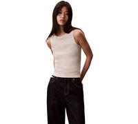 Calvin Klein Débardeur A - WVN LBL 2X2 CTTN Lv047C201G pour Femme, Gris, M