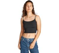 Calvin Klein Débardeur Femme Elastic Strappy Top avec Bretelles Emblématiques, Noir (CK Black), M