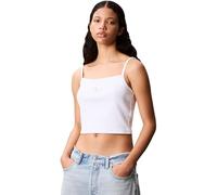 Calvin Klein Débardeur Femme Woven Label Cami Côtelé