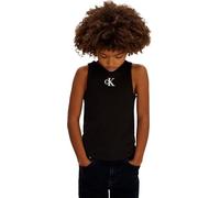 Calvin Klein Débardeur pour Fille LVCKSJB10G Logo CK Noir (1716 Noir), 12 Ans