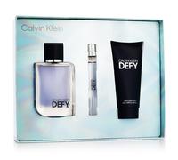Calvin Klein Defy EDT 100 ml + EDT MINI 10 ml + Gel douche corps et cheveux 100 ml
