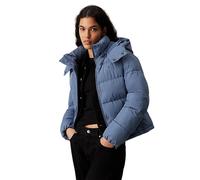 Calvin Klein - Doudoune Courte à Capuche - Femme - Vestes - Bleu - Taille: 40 FR