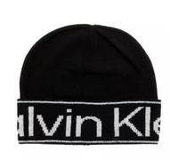 Calvin Klein Eco Reverso Beanie K60K609967 Bonnet en Tricot, Noir (CK Black), OS Femme