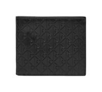 Calvin Klein - Élégant portefeuille bifold en cuir - Homme - Accessoires - Noir - Taille: ONE Size