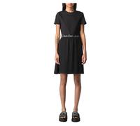 Calvin Klein - Élégante Robe Sportive Logo - Femme - Robes - Noir - Taille: 36 FR