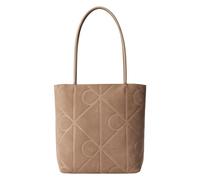 Calvin Klein Emblem AOP Sac de shopper Cuir 32 cm beige