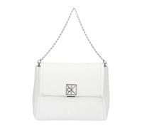 Calvin Klein - Emblem HW Pebble Crossbody 20 - Femme - Sacs - Blanc - Taille: ONE Size