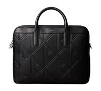 Calvin Klein Embossed Porte-documents 36 cm Compartiment pour ordinateur portable noir