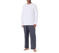Calvin Klein Ensemble Pyjama Homme avec Col Ras-du-Cou, Multicolore (Classic White Top W/Bijou Modern C), L