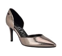 Calvin Klein Escarpins Gloria pour Femme, Serpent en étain 060, 38 EU