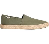 Calvin Klein Espadrilles Ess CV HM0HM02076 pour Homme, Vert (Vert Lichen Profond), Pointure 40