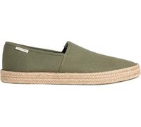 Calvin Klein Espadrilles Ess CV HM0HM02076 pour Homme, Vert (Vert Lichen Profond), Pointure 42