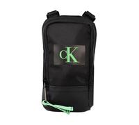 Calvin Klein - Étui Téléphone Minimaliste avec Fermeture Éclair - Homme - Accessoires - Noir - Taille: ONE Size